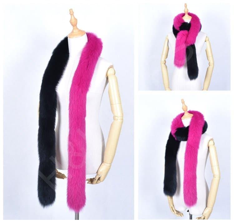 fox fur scarf HL6W035 fox fur scarf