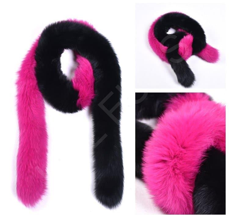 fox fur scarf HL6W035 fox fur scarf