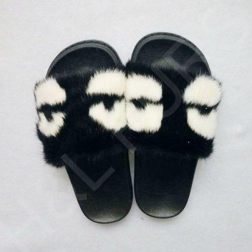 mink fur slides wholesale