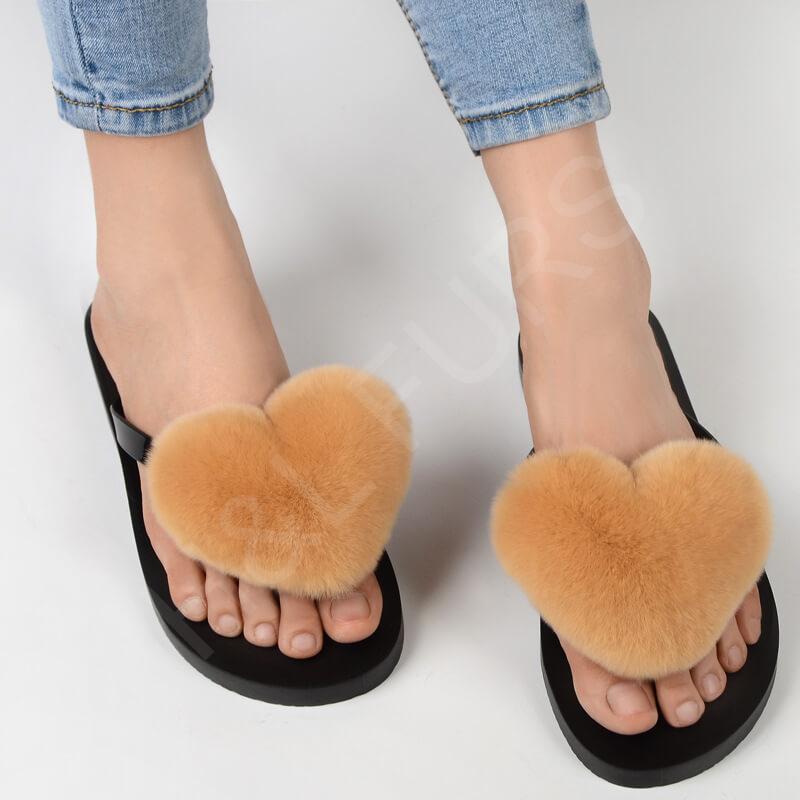 HL8X027 Flip Flop with Rex Rabbit Heart-2