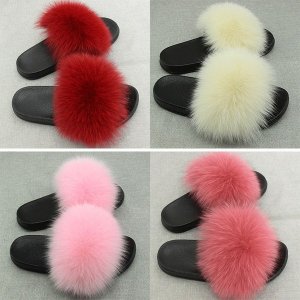 chanel fur slides wholesale