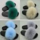 fox fur slides by hlfurs.com