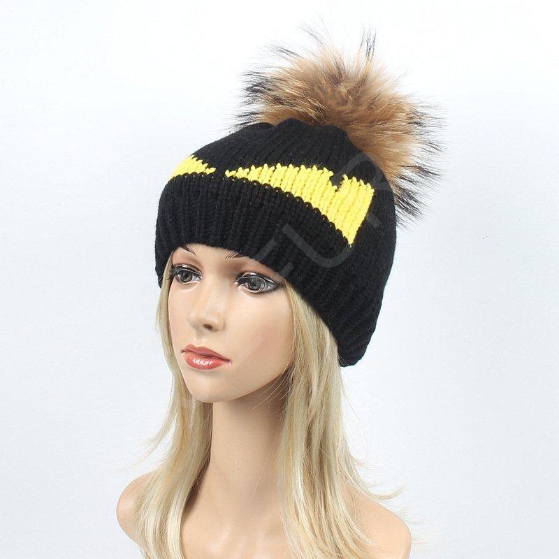 HL9C029-Knit Cap Winter Hat Beanie Hat Knit Cap Winter Hat Beanie Hat