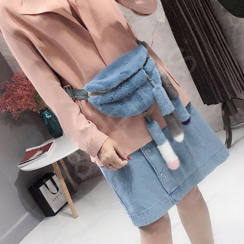 Fur Fanny Pack (7) Mink Fur Fanny Pack hot selling