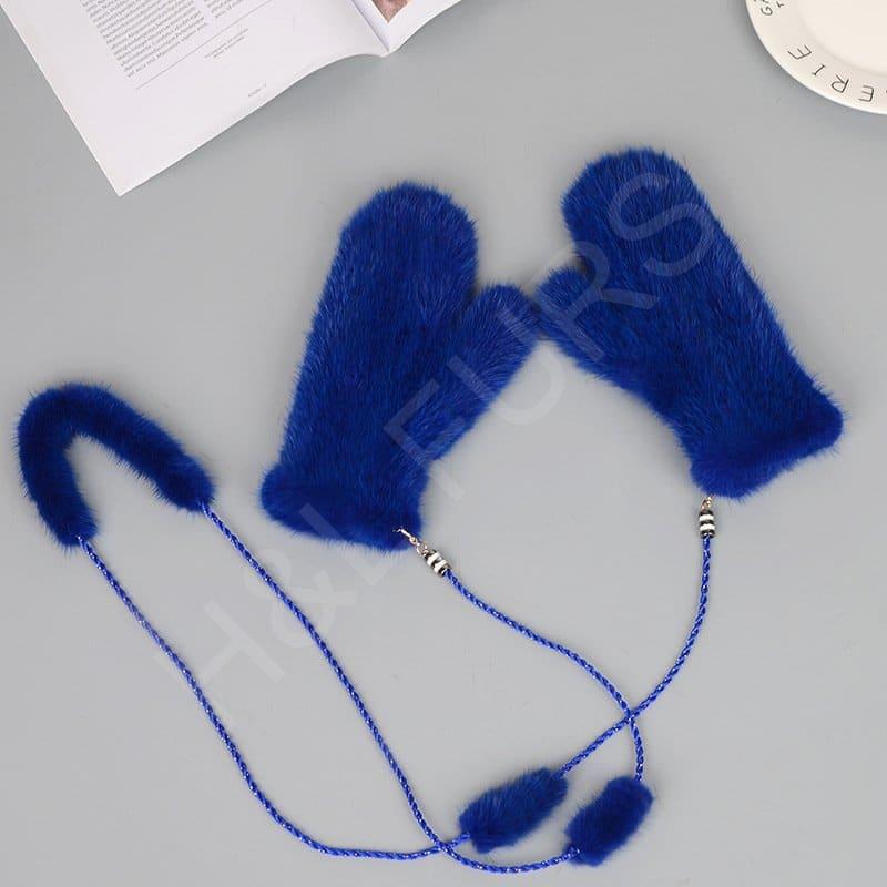 Mink Fur Gloves HL8S003 (18) Mink Fur Gloves