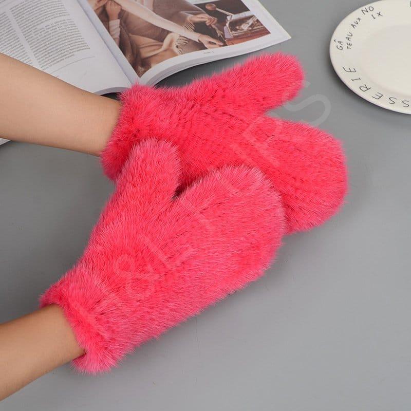 Mink Fur Gloves HL8S003 (19) Mink Fur Gloves