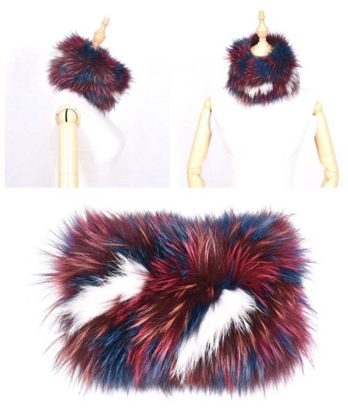 Elastic Fox Fur Headbands
