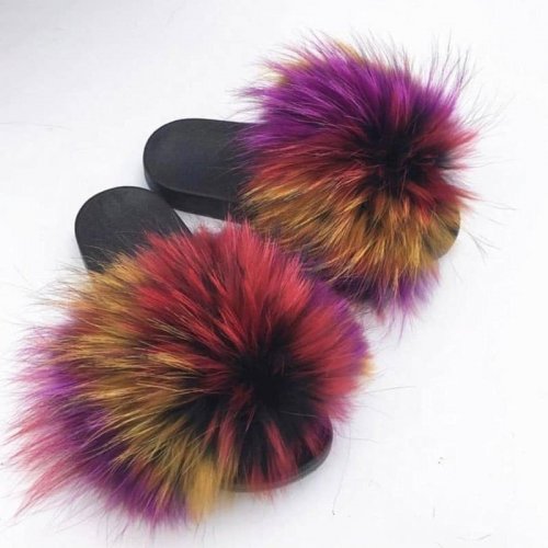 Mink Fur Slides Wholesale LV Gucci Chanel Fur Slippers Designer Slides for Boutique – Fur ...
