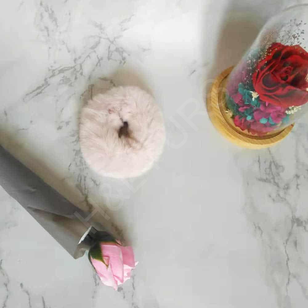 HL20Q003 hair tie fur hairband-3