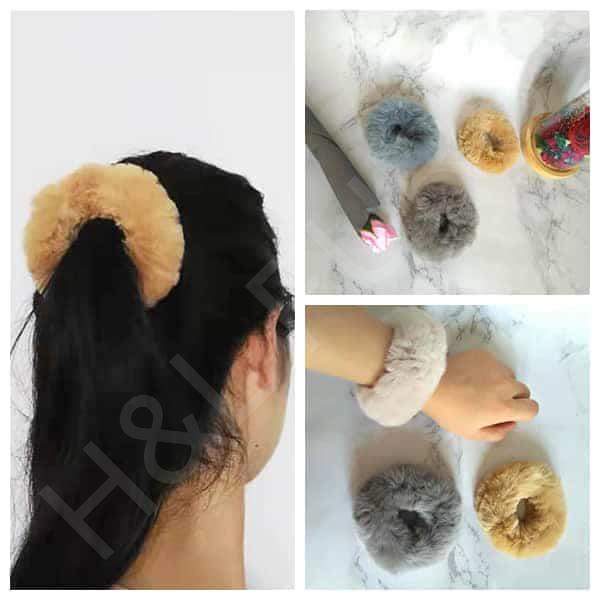 HL20Q003 hair tie fur hairband-8