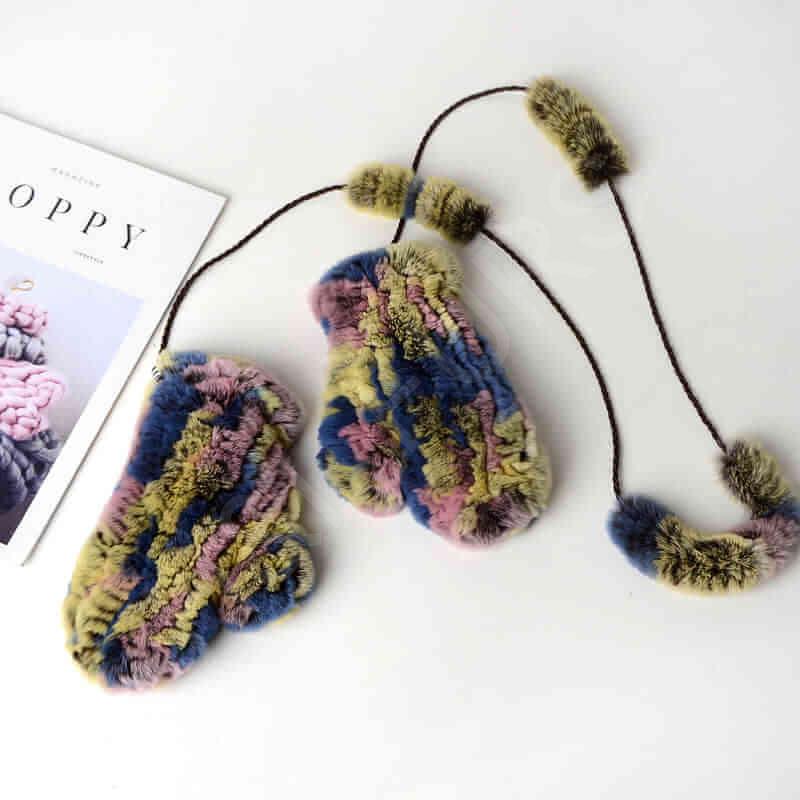 HL8S006 Rex Rabbit Knit Mitten-10