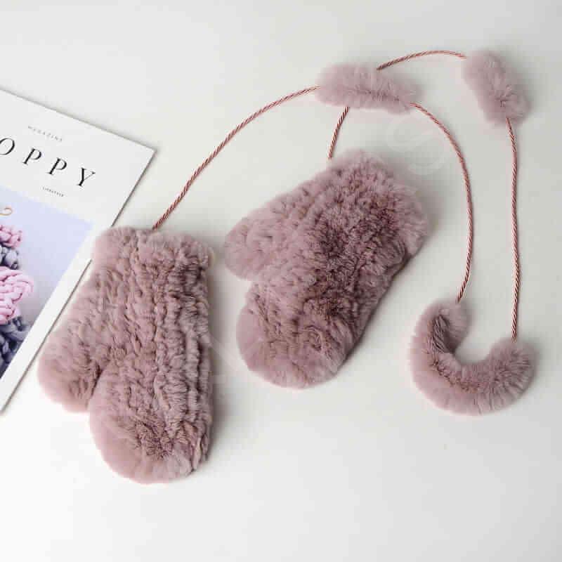 HL8S006 Rex Rabbit Knit Mitten-12