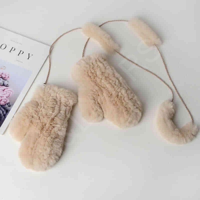 HL8S006 Rex Rabbit Knit Mitten-13