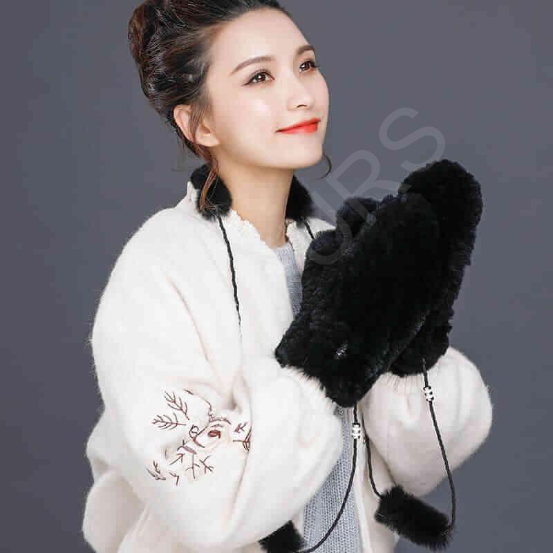 HL8S006 Rex Rabbit Knit Mitten-17