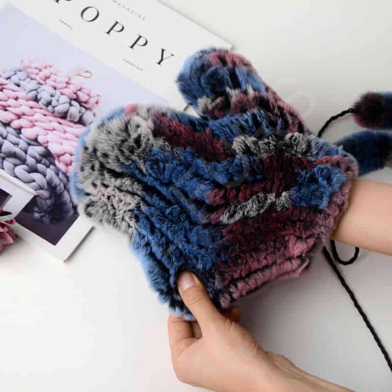 HL8S006 Rex Rabbit Knit Mitten-18