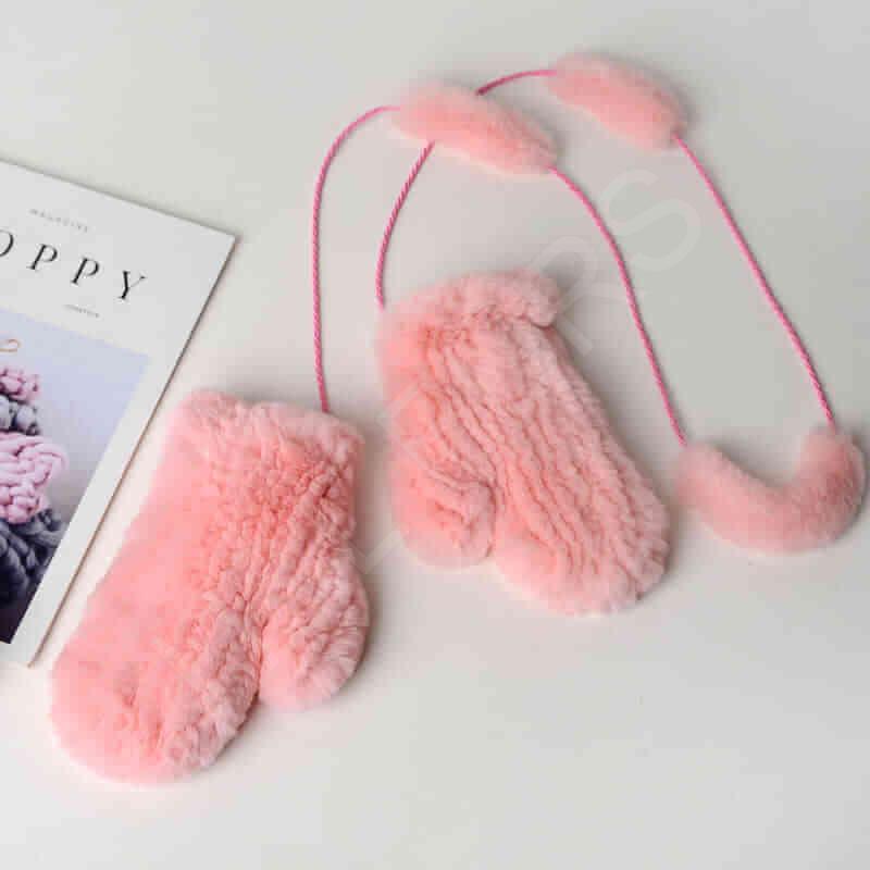 HL8S006 Rex Rabbit Knit Mitten-19