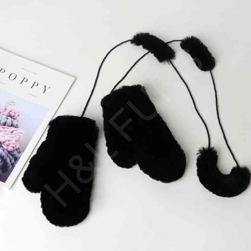 HL8S006 Rex Rabbit Knit Mitten-4
