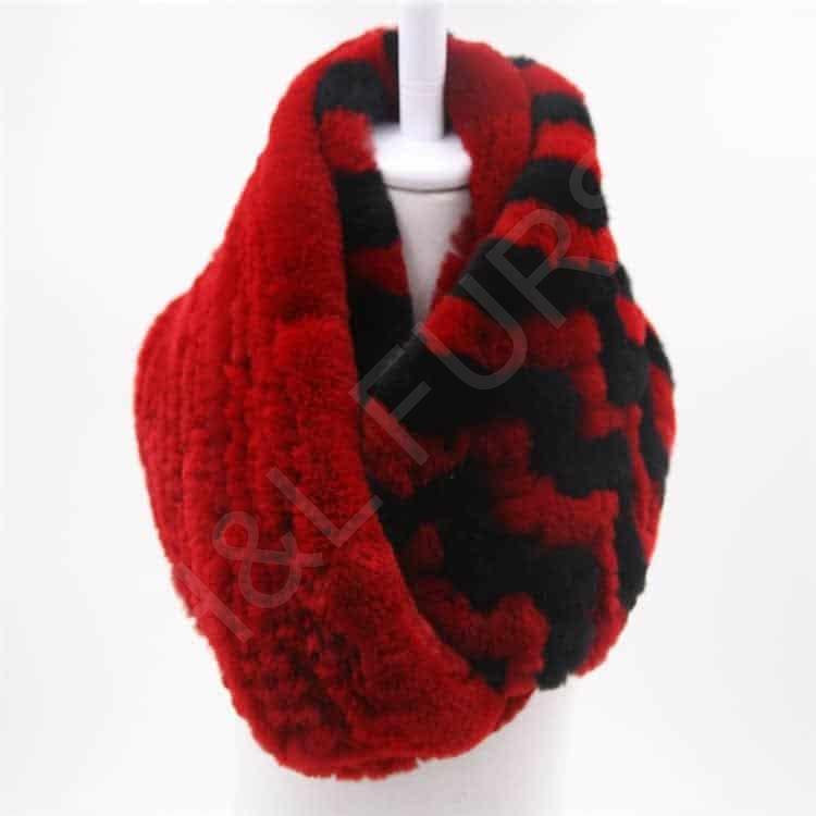 HL8W033 Rex Rabbit Scarf-3