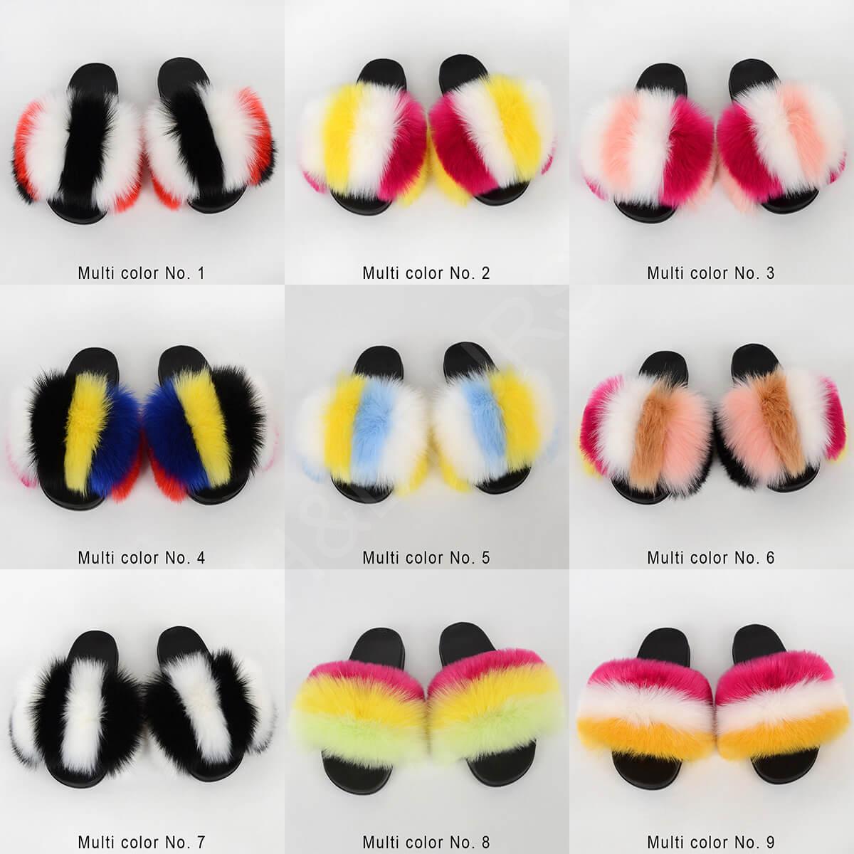 faux fur multi color 1