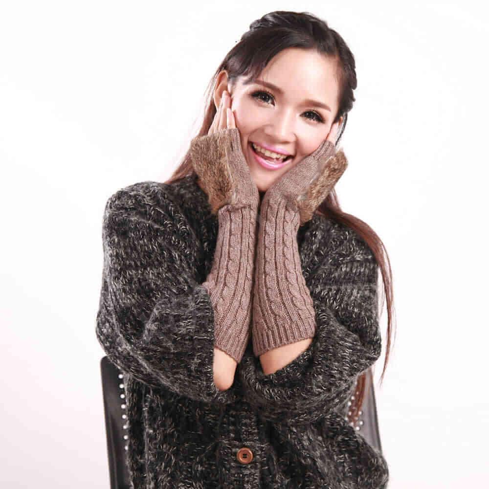 HL9S008 Gloves With Full Skin Fur -2