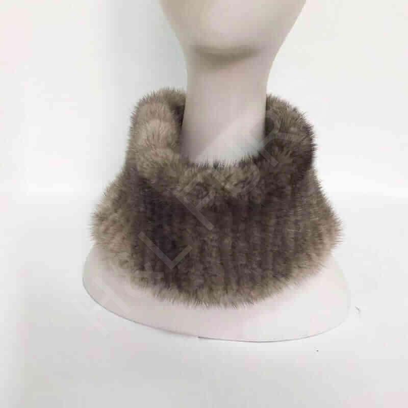 HL9T004 Mink Fur Knit Headband-3