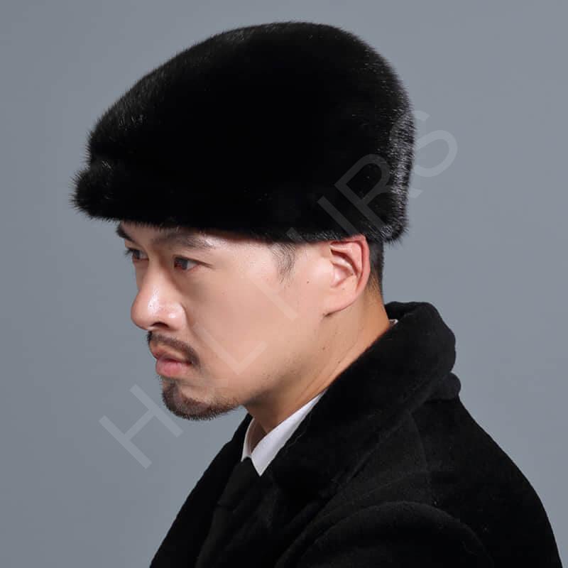 Men’s Real Mink Fur Hat Wholesale HL20C034-A2 Men’s Real Mink Fur Hat Wholesale HL20C034-A2
