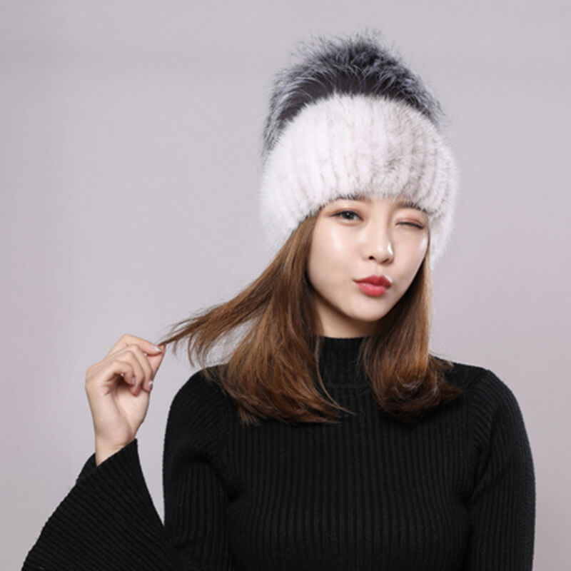 Wholesale Mink Fur Hat for Boutiques HL20C036-D