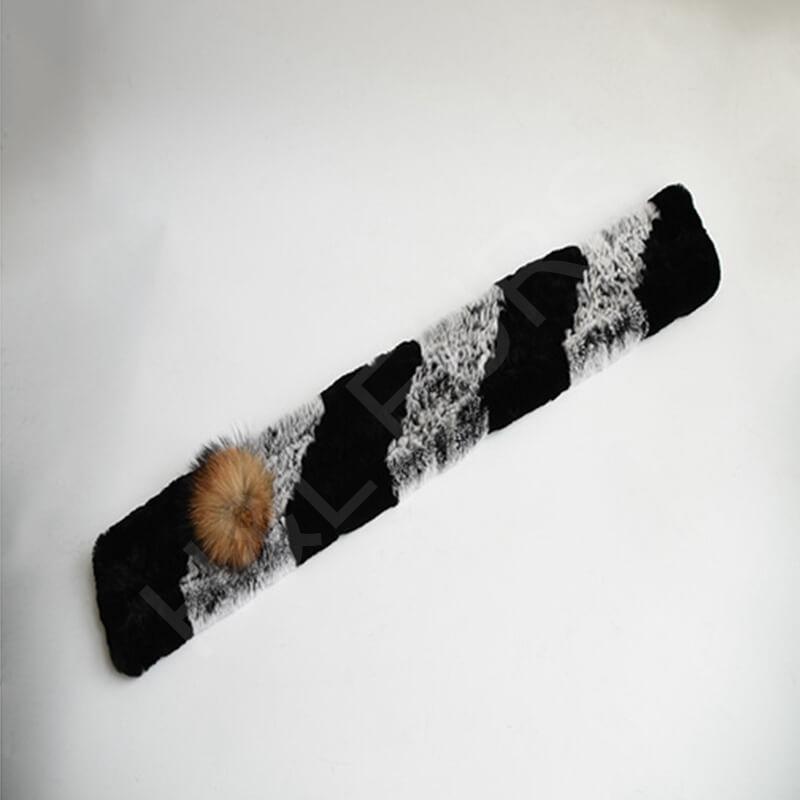 rabbit fur scarf HL20W008 rabbit fur scarf HL20W008