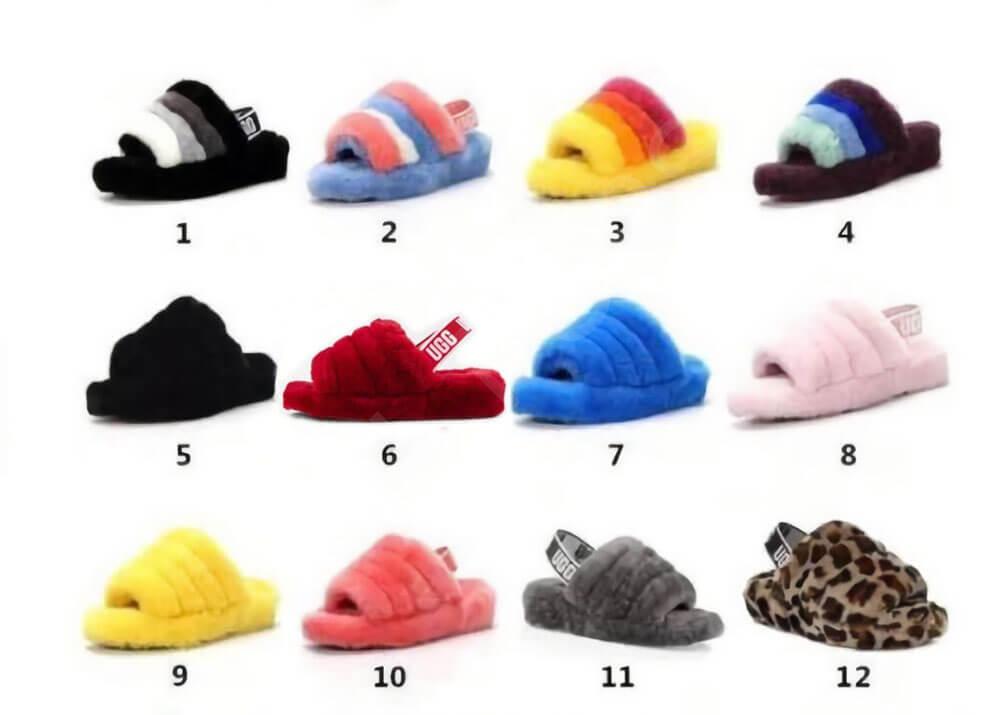 HL20X005 UGG Slides colors from hlfurs.com