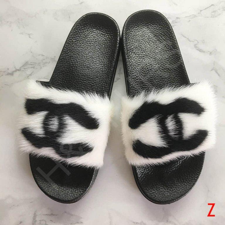 mink fur slides wholesale