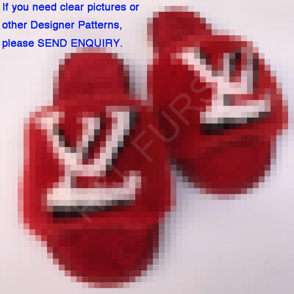 Mosaic HL20X010 mink lv designer fur slides from hlfurs.com-5