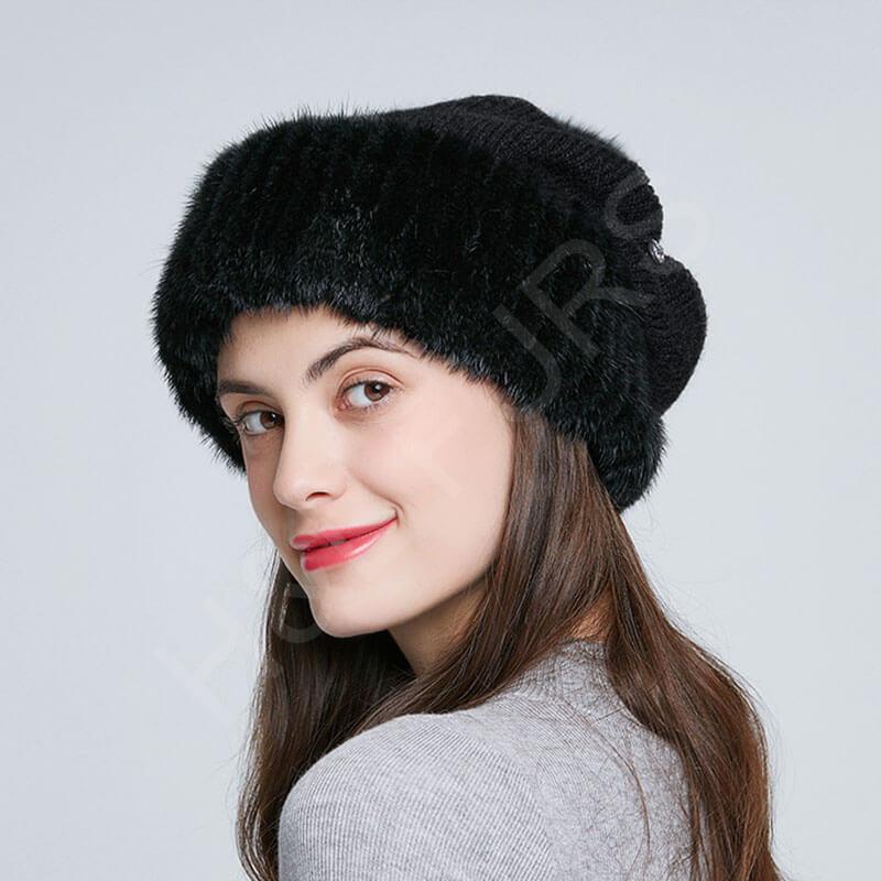 HL21C016 knit hat-D