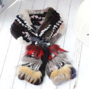 fur scarf wholesale manufacturer - HL22W015