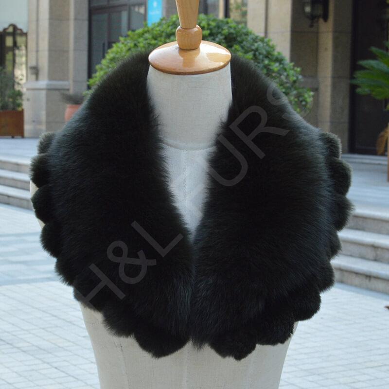 Minimalism Rex And Fox Fur Scarf Collar Real Fur Wholesale | Boutique Supply - Image 5