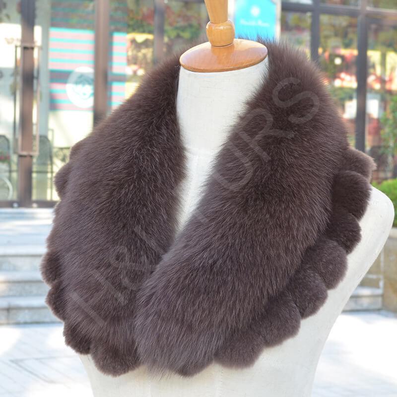 Minimalism Rex And Fox Fur Scarf Collar Real Fur Wholesale | Boutique Supply - Image 8