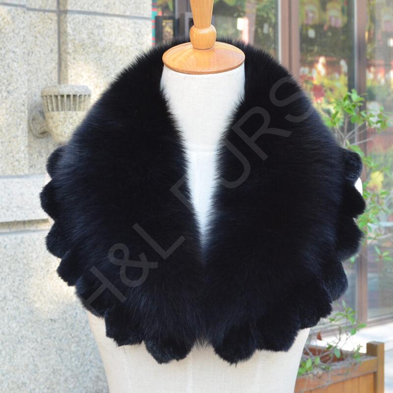 Minimalism Rex And Fox Fur Scarf Collar Real Fur Wholesale | Boutique Supply - Image 3