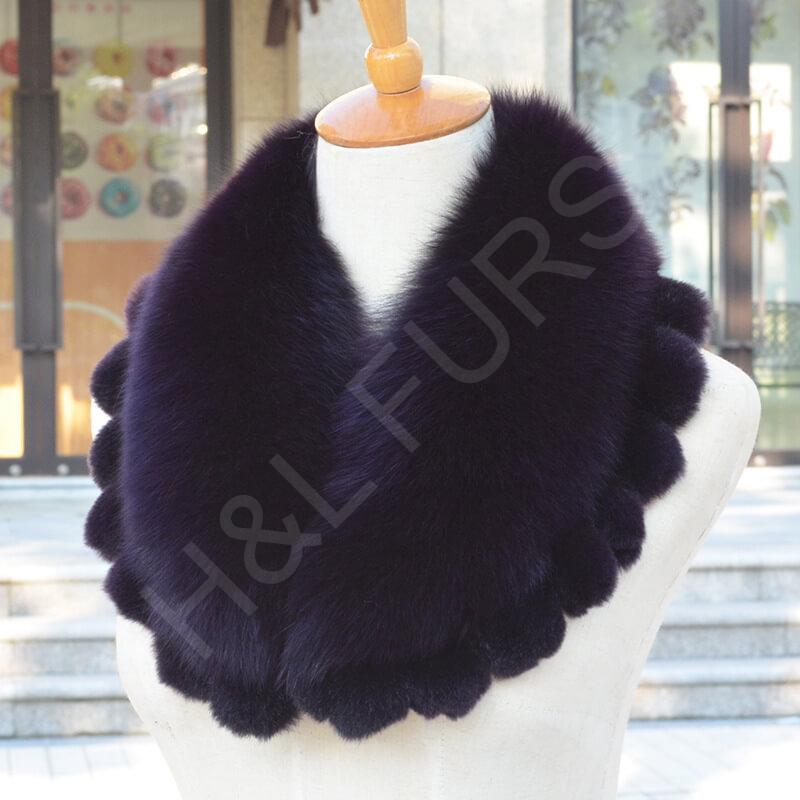 Minimalism Rex And Fox Fur Scarf Collar Real Fur Wholesale | Boutique Supply - Image 6
