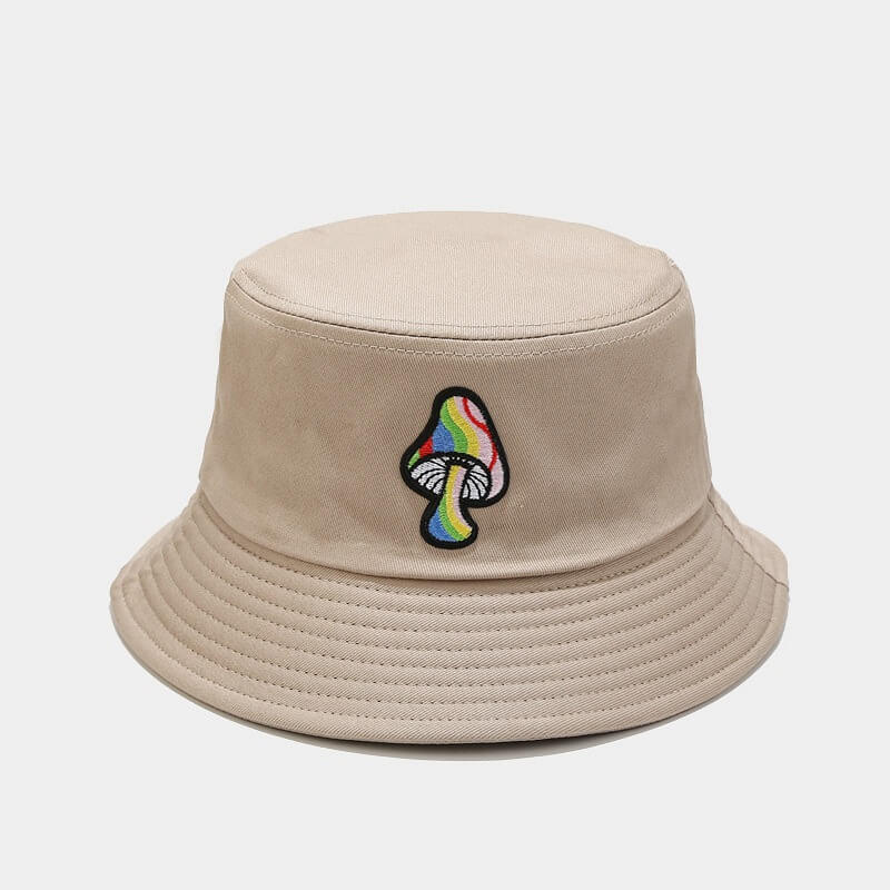 Colorful Mushroom Pattern Bucket Hats