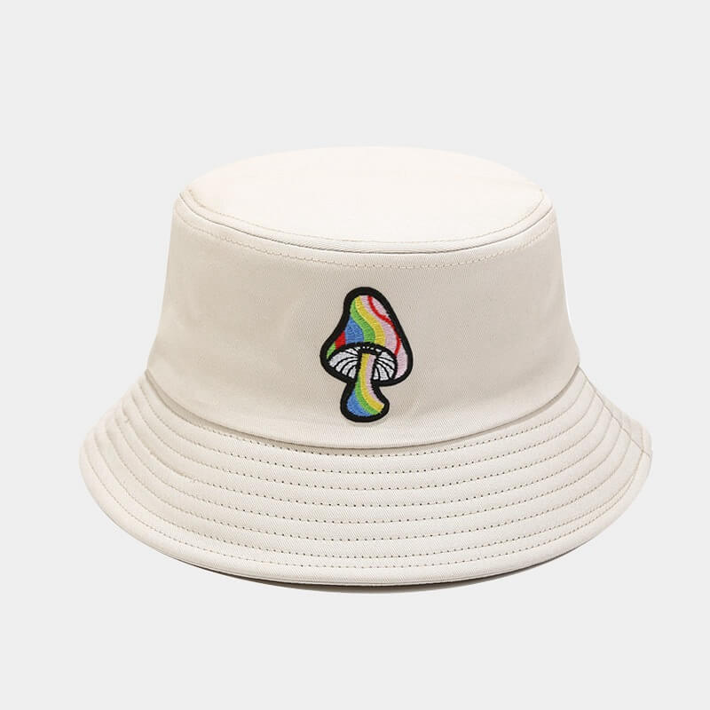 Colorful Mushroom Pattern Bucket Hats