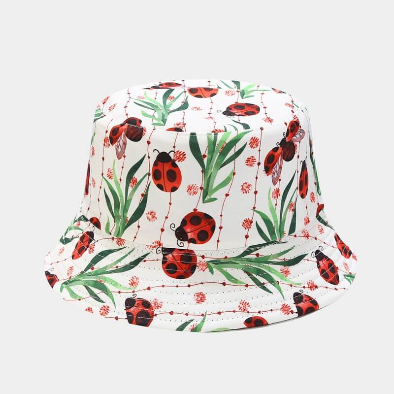 Ladybird Pattern Bucket Hats Wholesale