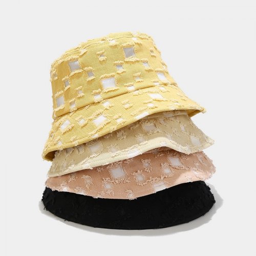 Hollow Design Bucket Hats Wholesale