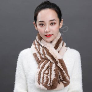 fur scarf wholesale manufacturer - HL20W003