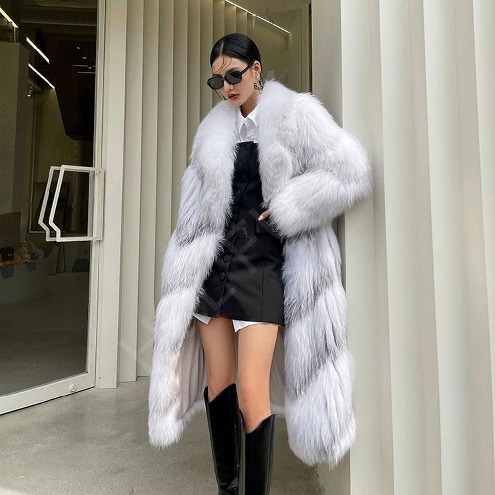 HL22G016 Fox Fur Jacket Wholesale-1