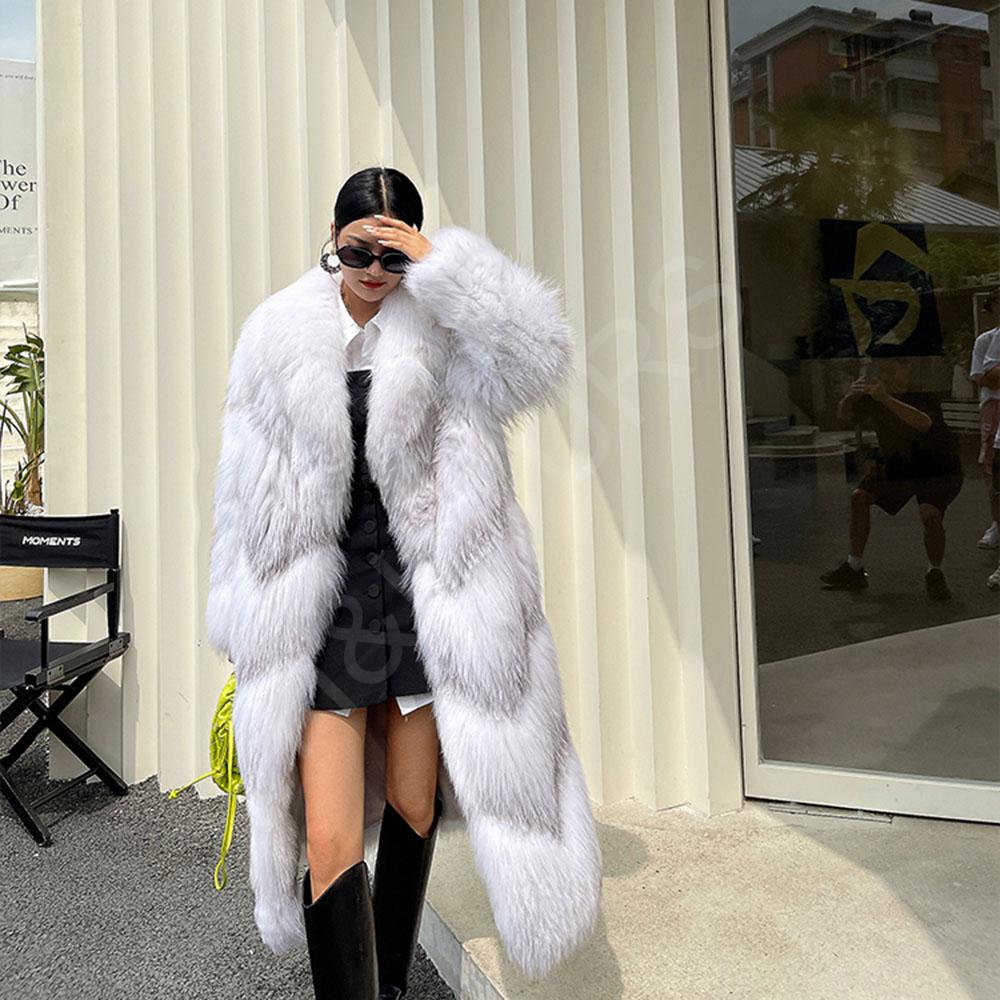 HL22G016 Fox Fur Jacket Wholesale-4