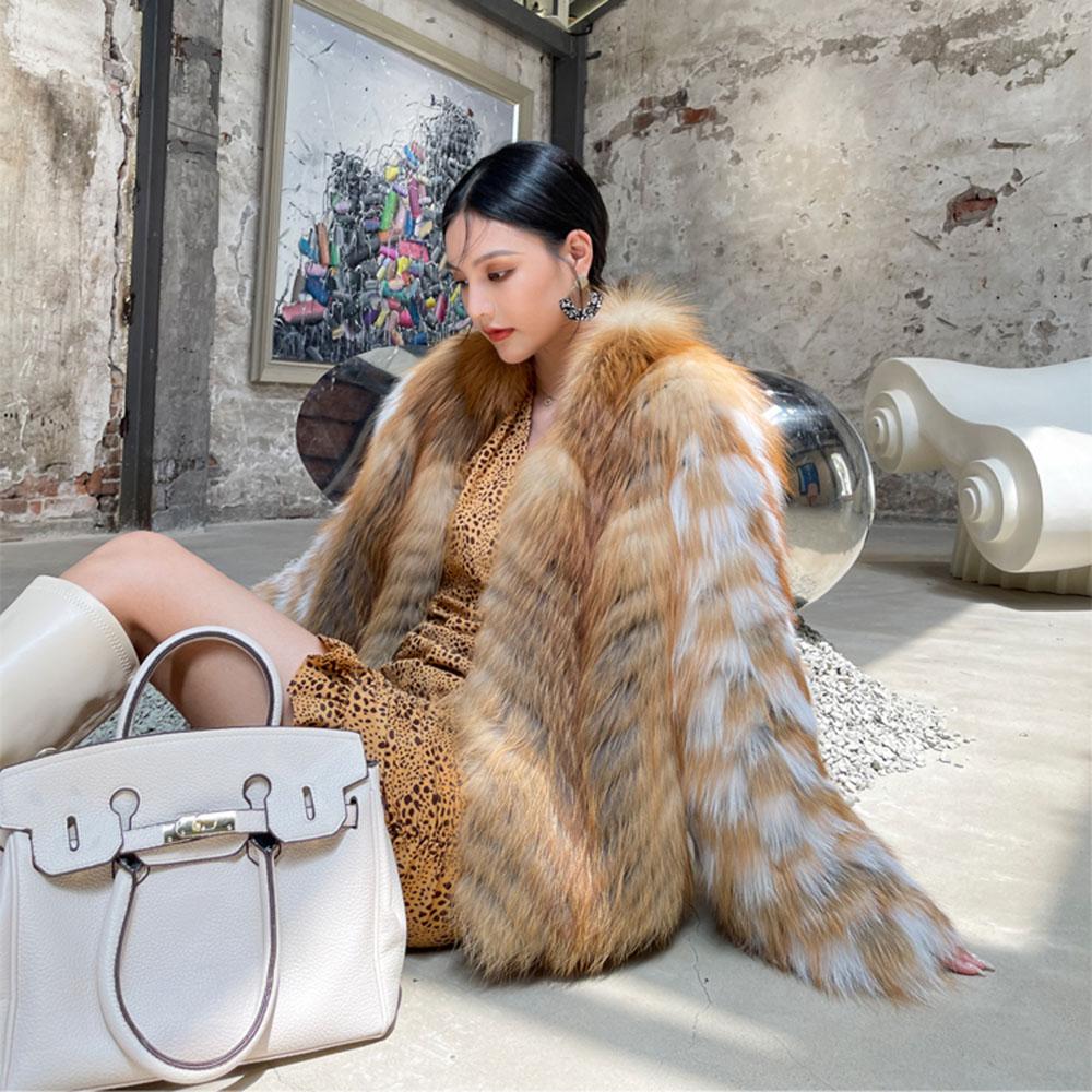 HL22G026 Fox Fur Jacket Wholesale-2