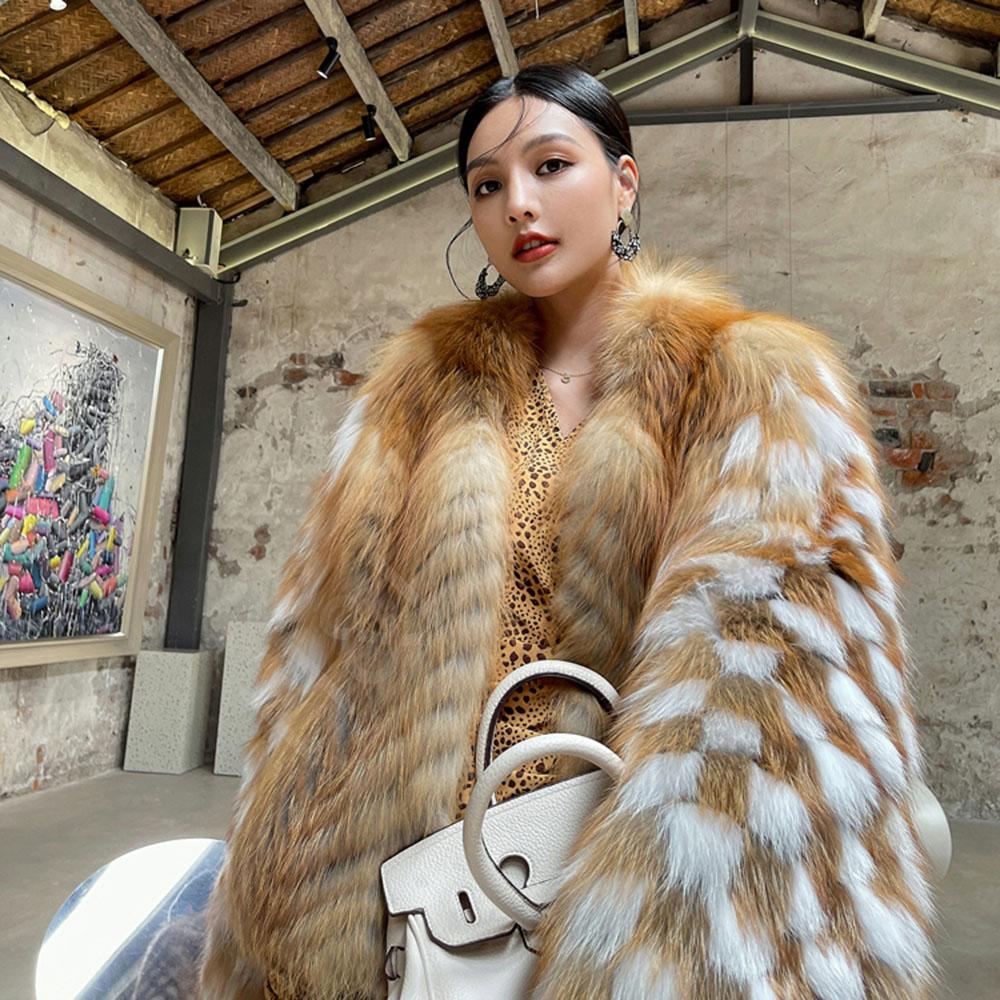 HL22G026 Fox Fur Jacket Wholesale-5