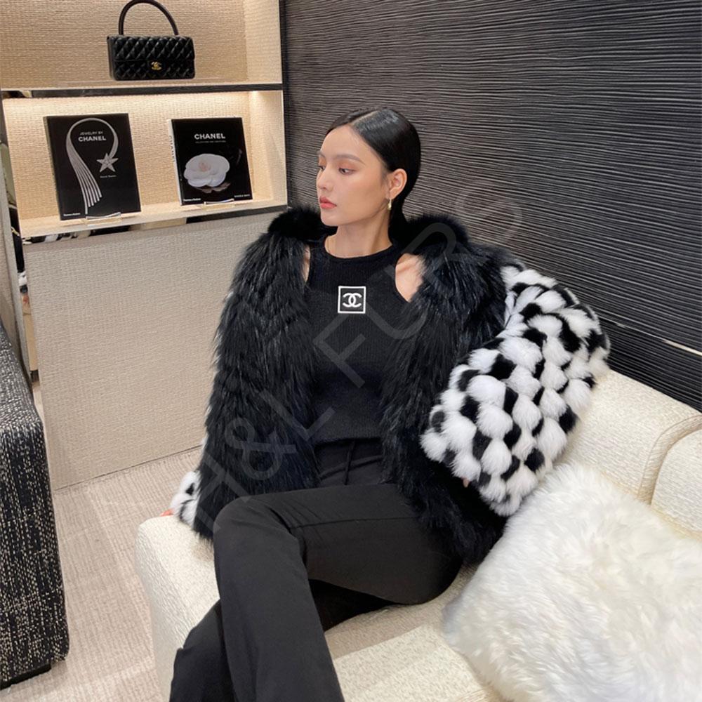 HL22G026 Fox Fur Jacket Wholesale-6