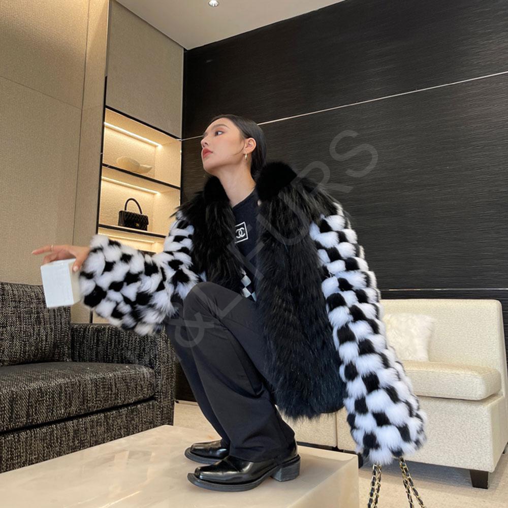 HL22G026 Fox Fur Jacket Wholesale-7