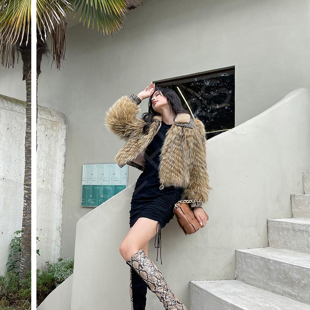 HL22G030 Fox Fur Jacket Wholesale-6