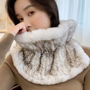 fur scarf wholesale manufacturer - HL21W038